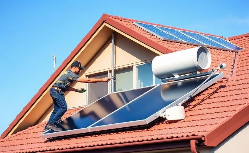 Roof Solar Hot Water Repairs Near Me Solar Hot Water System